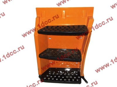 Подножка со ступеньками в сборе левая SH желтая SHAANXI / Shacman (ШАНКСИ / Шакман) 81.61510.0225 фото 1 Нижний Тагил