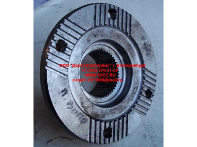 Фланец проходного вала D-165, 4 отв., с насечками, низкий, мелкий шлиц H HOWO (ХОВО) RHAZ9114320205 фото 1 Нижний Тагил