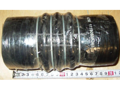 Патрубок интеркулера выпускной (левый) F FAW (ФАВ) 1119060A263 для самосвала фото 1 Нижний Тагил